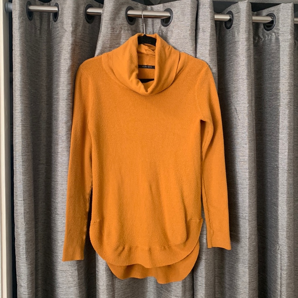 Mustard Colored turtle neck sweater